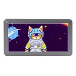 Cat Astronaut Space Retro Universe Memory Card Reader (Mini)