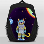 Cat Astronaut Space Retro Universe Backpack Bag