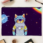 Cat Astronaut Space Retro Universe Cosmetic Bag (XXXL)