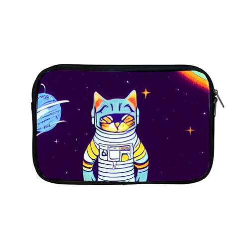 Cat Astronaut Space Retro Universe Apple MacBook Pro 13  Zipper Case from ArtsNow.com Front
