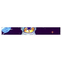Cat Astronaut Space Retro Universe Make Up Case (Small) from ArtsNow.com Zipper Tape Front