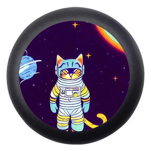 Cat Astronaut Space Retro Universe Dento Box with Mirror from ArtsNow.com Front