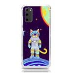 Cat Astronaut Space Retro Universe Samsung Galaxy S20 6.2 Inch TPU UV Case