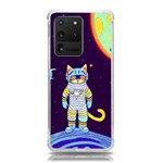 Cat Astronaut Space Retro Universe Samsung Galaxy S20 Ultra 6.9 Inch TPU UV Case
