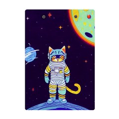 Cat Astronaut Space Retro Universe A5 Acrylic Clipboard from ArtsNow.com Back
