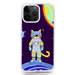 Cat Astronaut Space Retro Universe iPhone 14 Pro Max TPU UV Print Case