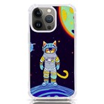 Cat Astronaut Space Retro Universe iPhone 13 Pro TPU UV Print Case