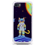 Cat Astronaut Space Retro Universe iPhone SE
