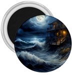 House Waves Storm 3  Magnets