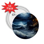 House Waves Storm 2.25  Buttons (10 pack) 
