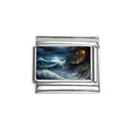 House Waves Storm Italian Charm (9mm)