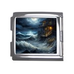 House Waves Storm Mega Link Italian Charm (18mm)