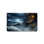House Waves Storm Magnet (Name Card)