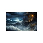 House Waves Storm Sticker Rectangular (10 pack)