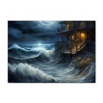 House Waves Storm Sticker A4 (100 pack)