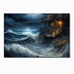 House Waves Storm Postcards 5  x 7  (Pkg of 10)