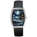 House Waves Storm Barrel Style Metal Watch