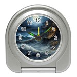 House Waves Storm Travel Alarm Clock