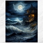 House Waves Storm Canvas 12  x 16 