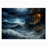House Waves Storm Large Glasses Cloth