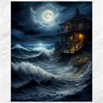 House Waves Storm Canvas 11  x 14 