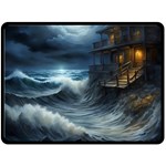 House Waves Storm Fleece Blanket (Large)