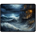 House Waves Storm Fleece Blanket (Medium)