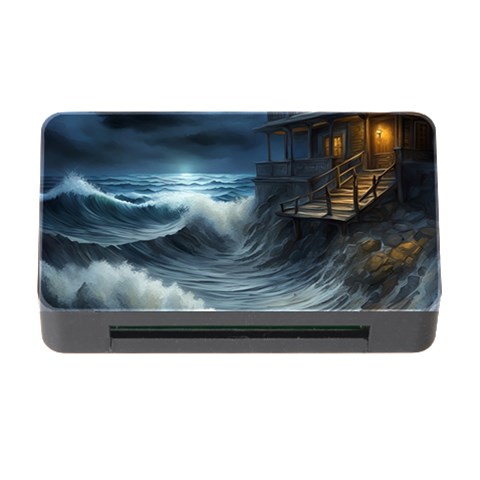 House Waves Storm Memory Card Reader with CF from ArtsNow.com Front