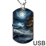 House Waves Storm Dog Tag USB Flash (One Side)