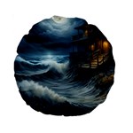 House Waves Storm Standard 15  Premium Round Cushions