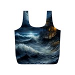 House Waves Storm Full Print Recycle Bag (S)