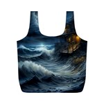 House Waves Storm Full Print Recycle Bag (M)