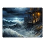 House Waves Storm Two Sides Premium Plush Fleece Blanket (Mini)