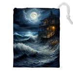 House Waves Storm Drawstring Pouch (4XL)