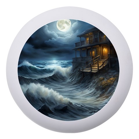 House Waves Storm Dento Box with Mirror from ArtsNow.com Front