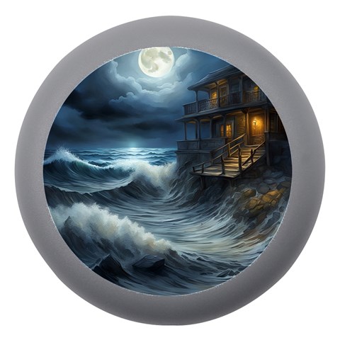 House Waves Storm Dento Box with Mirror from ArtsNow.com Front