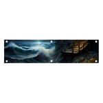 House Waves Storm Banner and Sign 4  x 1 