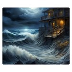 House Waves Storm Premium Plush Fleece Blanket (Small)