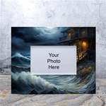House Waves Storm White Tabletop Photo Frame 4 x6 