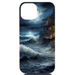 House Waves Storm iPhone 14 Black UV Print Case