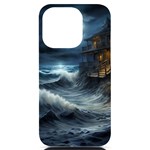 House Waves Storm iPhone 14 Pro Black UV Print Case