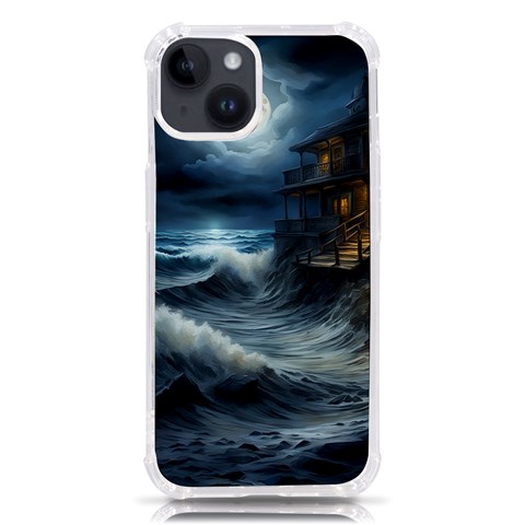 House Waves Storm iPhone 14 TPU UV Print Case from ArtsNow.com Front