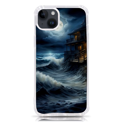 House Waves Storm iPhone 14 Plus TPU UV Print Case from ArtsNow.com Front