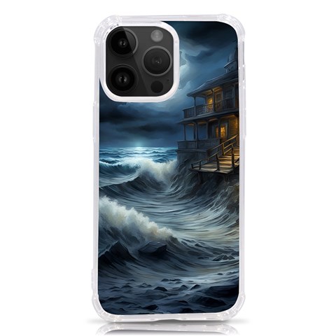 House Waves Storm iPhone 14 Pro Max TPU UV Print Case from ArtsNow.com Front