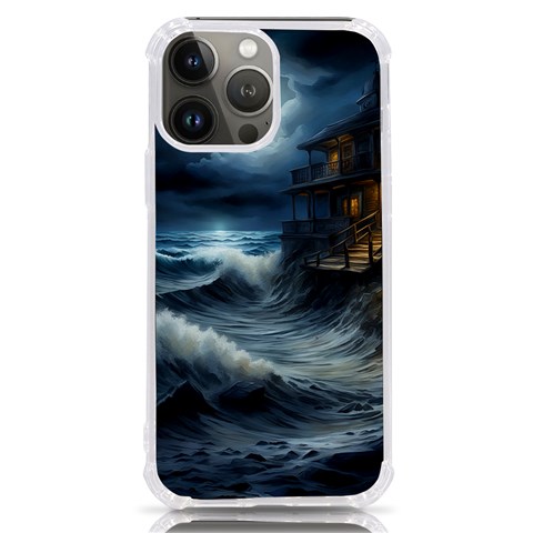 House Waves Storm iPhone 13 Pro Max TPU UV Print Case from ArtsNow.com Front