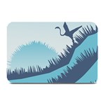 Swan Flying Bird Wings Waves Grass Plate Mats