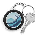 Swan Flying Bird Wings Waves Grass Measuring Tape