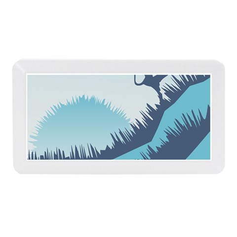 Swan Flying Bird Wings Waves Grass Memory Card Reader (Mini) from ArtsNow.com Front
