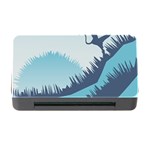 Swan Flying Bird Wings Waves Grass Memory Card Reader with CF