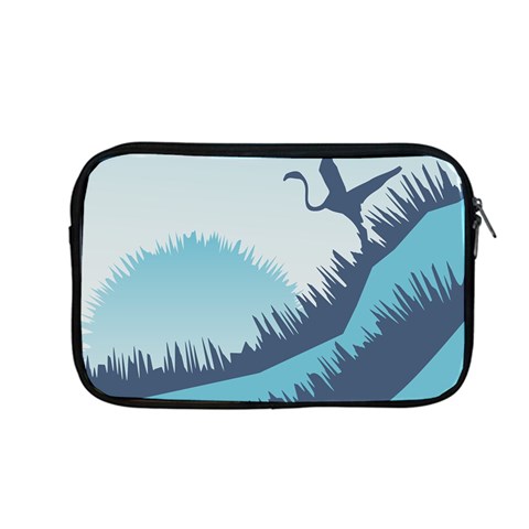 Swan Flying Bird Wings Waves Grass Apple MacBook Pro 13  Zipper Case from ArtsNow.com Front